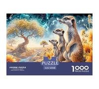 Nighttime JungleAwe-Inspiring Jigsaw Puzzles for Adults A 1000-Piece (Advanced) Saga of Impossible, Hard, And Difficult Challenging Puzzle Games for Women & Men - A Bonding Adventure for Adults And K