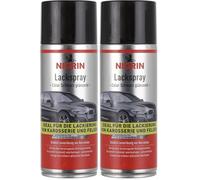 Nigrin 74113 Vernice Spray Nero Lucido 400 ml (Confezione da 2)