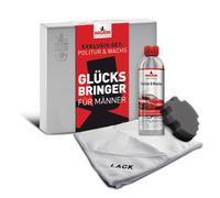 Nigrin Geschenk-Pack Lack-Politur+Auto-Wachs+Applikations-Schwamm + Panno Set