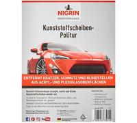 Nigrin Kunststoff-Politur Auto-Disco Acrilico Plexiglas Cabrio Automobile Faro
