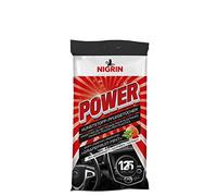NIGRIN Power - Set di 15 panni in plastica per la pulizia delle superfici dell'auto, senza silicone, con profumo di pompelmo e menta