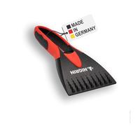 Nigrin Raschietto per Ghiaccio per Auto, per Inverno, Manico ergonomico Morbido, Denti per Rompere Il Ghiaccio, Colore: Nero e Rosso, 1 Pezzo