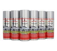 NIGRIN Vernice spray, 6 x 400 ml, vernice per auto argento, protegge cerchioni e carrozzeria dalla ruggine, ad asciugatura rapida