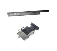 NIGUDEYANG Ricambio DVD ODD Optical Drive Bezel Cover Frontale Cap Plus Supporto Staffa Posteriore in Metallo Compatibile Fit per Dell Latitude E6540 E6440 Dell Precision M2800