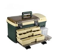 NihaoWXM Cassetta da Pesca Scatola portautensili, scatola da pesca, scomparto, portatile, assortimento, impermeabile, multifunzionale, in plastica rigida, for esche da pesca, 1 pezzo