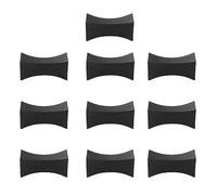 Nihcora 10 Pezzi di Riposo per Bacchette, Supporti per Bacchette, Cucchiaio, Forchetta, Set, Bacchette, Utensili, Nero