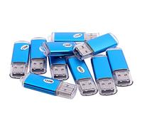 Nihcora 10 X Memoria USB 2.0 Memory Stick Flash Drive Regalo da 128 MB Blu