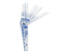Nihcora Calibro di Misurazione In Plastica 0,05-1 mm Strumenti di Misurazione Dello Spessore Calibro di Misurazione 13 In 1 per Misurare Gli Spazi Vuoti