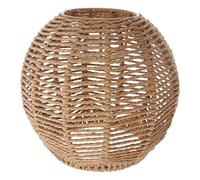 Nihcora Casa Illuminazione Lampade in rattan Copertura Fatto A Mano Lampadario In Tessuto Retro Paralume Famiglia Ospitante Paralume Decorativo Lampadario