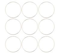 Nihcora Confezione da 10 Pollici Anelli Un Cerchio nel con Floreale Un Cerchio nel Metallo per DIY, Acchiappasogni e Appeso Un Parete