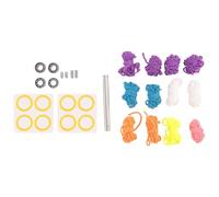 Nihcora Kit Cuscinetti Yoyo, 12 Corde Yoyo, 8 Cuscinetti in Silicone, 2 Cuscinetti Non Reattivi a 10 Sfere, 2 Cuscinetti Reattivi a C, ASSE 4 Yoyo