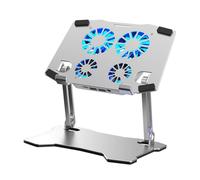 Nihcora Pad di Raffreddamento per Laptop Supporto Regolabile in Alluminio Supporto Portatile per Laptop per Tutti I Tablet