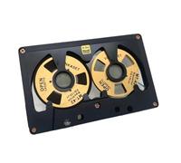 Nihcora Rotolo audio a cassetta bifacciale per rotolare 50 minuti nastro vuoto metallo rotolo Hollow custodia fatta in casa