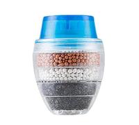 Nihcora Rubinetto Filtro Rubinetto Rubinetto Rubinetto Ugello Filtro Acqua Cucina Rubinetto 5 Strati Filtro Pulitore Per Uso Domestico (Blu)