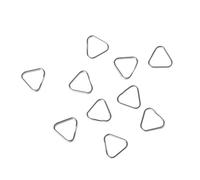 NIHENHAO 10PCS Gancio per Cintura Tracolla per Fotocamera Divisa per Triangolo di Ricambio per Lecia per Metallo Argentato