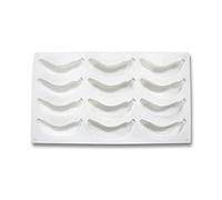 NIHENHAO 12 cavità 3D Stampo in Silicone a Forma di Banana per la Cottura di Cioccolato Mousse Torta Pasticceria Stampo in Silicone
