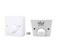 NIHENHAO 220V Regolazione Ventilatore da Soffitto Interruttore di Controllo della velocità Pulsante a Parete Dimmer Interruttore Cinque Marce Regolatore di velocità della Ventola in Plastica