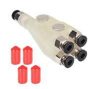 NIHENHAO 4 in 1 connettore dell'alimentazione del filamento per le stampanti X1C 3D, resina trasparente con la guarnizione