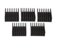 NIHENHAO 5 Pezzi radiatore per Computer dissipatore di Calore in Alluminio dissipatore di Calore per Chip elettronico dissipazione del Calore Raffreddamento 25x25x10mm