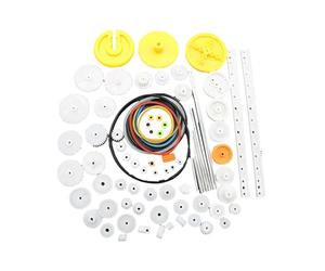 NIHENHAO 82Pcs Gear Package Kit Gear Assortimento Accessori per Toy Motor Car Robot Vari Assi Gear Boccole Della Cinghia