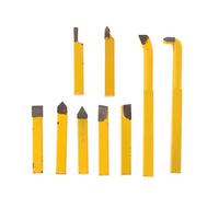 NIHENHAO 9 Pezzi 8x8mm Set di Utensili da Taglio per Tornio per Metallo con Punta per Tornitura di Acciaio Noioso