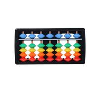 NIHENHAO Arcobaleno Portatile 7 Cifre Abaco Aritmetica Soroban Illuminismo Calcolo Matematico Apprendimento Precoce Giocattolo per I Bambini Regalo