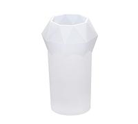 NIHENHAO Candela a Forma di Cono di Diamante Stampo in Resina epossidica Decorazioni per la casa Stampo in Silicone Silicone