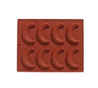 NIHENHAO Ciondolo Luna sfaccettato Stampo in Silicone Cioccolato Cera Diamante Luna Stampo Luna Ciondolo Stampi per colata in Resina Strumenti Silicone