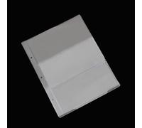NIHENHAO Manicotti per raccoglitori Album Fotografico Trasparente Raccoglitore per Ricarica Manicotto Interno per riporre Banconote Banconota Porta Banconote Collezione in PVC PVC