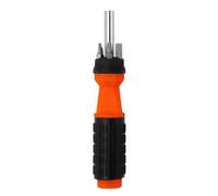 NIHENHAO Set di cacciaviti Multi-Punta 6 in 1 Cacciavite Tozzo e Punte da 17 cm Asta magnetizzata per Fissare la Punta in Acciaio al Cromo-molibdeno Impugnatura in PP