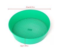NIHENHAO Setaccio da Giardino in plastica Setaccio a Maglie Enigma e Gadget filtrante in Pietra di Terra per Semi di Bonsai da Esterno per Interni