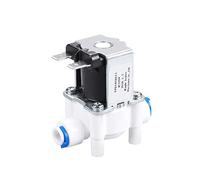 NIHENHAO Solenoide in plastica per Tubo Flessibile da 220 V 1/4" Collegamento rapido Depuratore d'Acqua Fontanella Regolatore di Pressione Swi Plastica