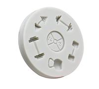 NIHENHAO Stampo da Forno Barbell Fitness Equipment Shape Stampi Strumenti per la Cottura di Torte Fondente Decorazione di Torte Materiale in Silicone Stampo in Silicone