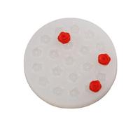 NIHENHAO Stampo in Silicone a Forma di Rosa per Sapone Fatto a Mano Strumento per la Cottura di Torte al Cioccolato Decorazione per Torte Silicone