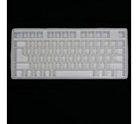 NIHENHAO Stampo in Silicone per Tastiera del Computer l Stampo per Caramelle al Cioccolato per Sapone Fatto a Mano con Strumenti per Decorare Argilla in Resina Silicone