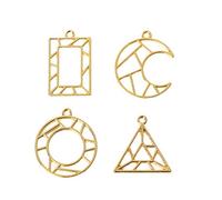NIHENHAO Stampo per Forme Geometriche Ciondolo per Realizzare stampi per cornici Artigianali in Lega Forniture necessarie Strumento Oro Lega