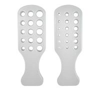 NIHENHAO SUCHUAGUANG 2 Pezzi Piastra da Trafila in Filo di Plastica Trafila in Filo Fori Rotondi Piastra da Trafila in Metallo Piastra per Gioielli Strumento Decorazioni Accessori in Plastica