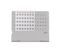 NIHENHAO Super l Set Manuale di Forniture per Ufficio con Calendario da Tavolo Regolabile Unico