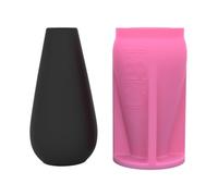 NIHENHAO Vaso Stampo in Silicone Trucco Semplice Portapenne Stampo in Resina Forma Rotonda Vaso di Fiori Ornamento Stampo epossidico Decorazioni per la casa Silicone