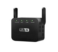 Nihexo 300M 2.4Ghz Dual Band WiFi Extender Zen Booster Internet Range Zenbooster Router, WiFi Signal Booster Amplifier - for Home And The Company (Black)