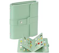 NiHome Durable Pin Trading Book & Custodia per il trasporto, 4 pagine PU Pin Display Book per collezionisti, impermeabile, portatile da viaggio (perni non inclusi)