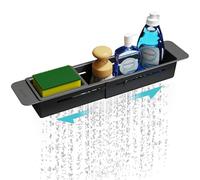 NiHome Organizer estensibile da cucina per lavello (nero)