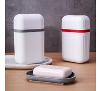 NiHome Portasapone da viaggio, confezione da 2