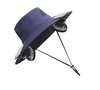NIHUIFA Cappello con ventola di raffreddamento solare e USB staccabile per una lunga durata della batteria e attività all'aperto rarefatte