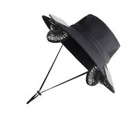 NIHUIFA Cappello con ventola di raffreddamento solare e USB staccabile per una lunga durata della batteria e attività all'aperto rarefatte