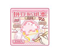 NIHUIFA Colore codificato Animal Sticker Twin Coil Binding Sticker Book per Educational Puzzle Toy Scrapbooking Decorazione