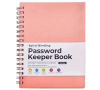 NIHUIFA Password Keeper Libro Spirali Notebook Password Book con linguette alfabetiche Pratico blocco di scrittura per studenti