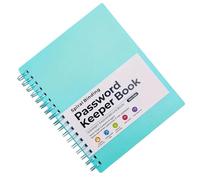 NIHUIFA Password Keeper Libro Spirali Notebook Password Book con linguette alfabetiche Pratico blocco di scrittura per studenti