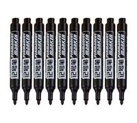 NIHUIFA Set di 10 pennarelli permanenti a base di olio, impermeabili, ad asciugatura rapida, per pittura su roccia, pietra, ceramica, legno, tessuto, tazze, set di pennarelli impermeabili