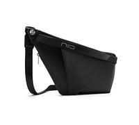NIID -FINO F4 - Borsa a tracolla leggera e sottile, per uomo, zaino a spalla toracica antifurto, impermeabile, elegante, casual, ideale per viaggi, escursioni, ciclismo (esclusi la confezione di maschere), nero